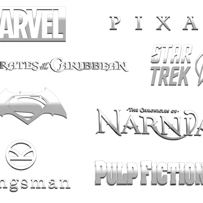 +30 Logo Phim Nổi Tiếng (+DXF)