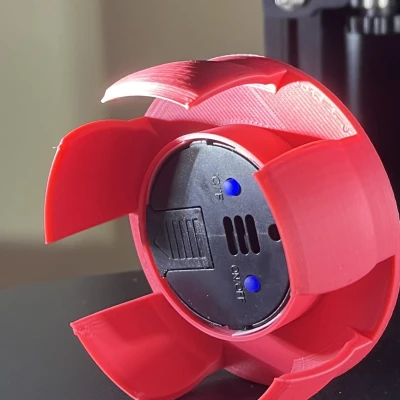 Adaptative hygrometer holder for filament spool (from 72 to 74mm)