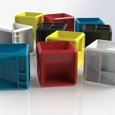 Bakercube - Khối đo lường đa năng cho nhà bếp và văn phòng