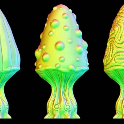 Bộ nấm "Mushroom Set C2" cho mô hình bàn chơi