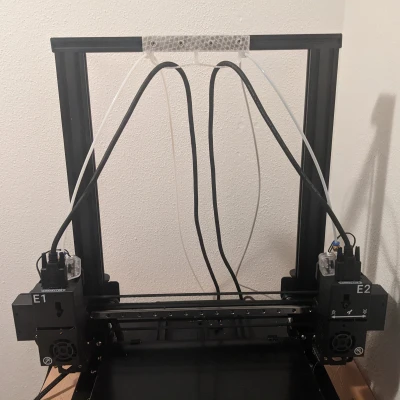 Bộ quản lý cáp và dẫn hướng dây tóc cho máy in dual extruder