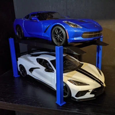 Cầu Nâng 4 Trụ - Cho Xe Mô Hình Tỉ Lệ 1/18