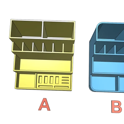 Chân Cắm Bút, Hộp Đựng Bàn Làm Việc, Văn Phòng Dễ In