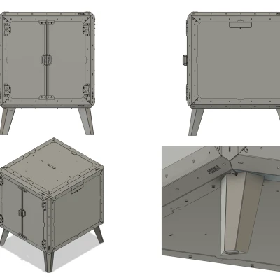 Chân đế cho Thùng máy Prusa