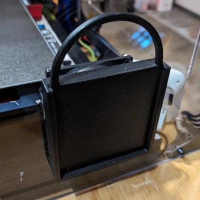 Chắn Lỗ Quạt 80mm Cho Lồng Máy In 3D