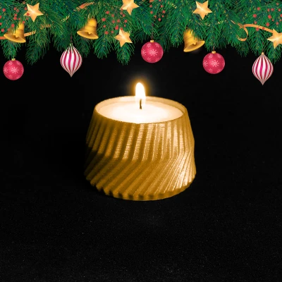 Chân Nến Đèn Trà Module | Thắp Sáng Mọi Lễ Hội | Thiết Kế Đường Thẳng & Xoắn Ốc