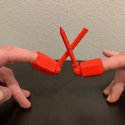 Chiến binh ngón tay!!!!! vũ khí, kiếm và BÀN TAY cho ngón tay của bạn!!!