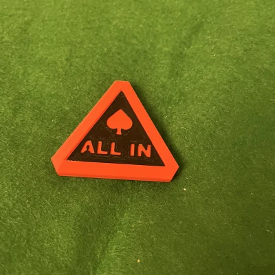 Chip Poker Tam Giác Kiểu "All-in"