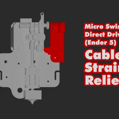 Chống Rối Dây Cho Ender 5 Micro Swiss Direct Drive