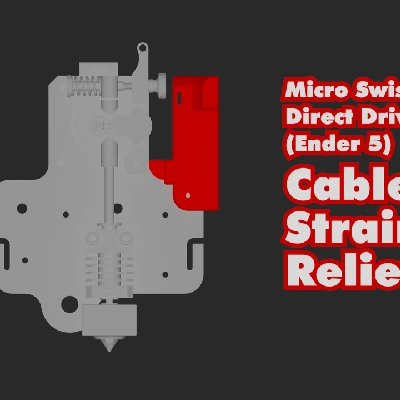 Chống Rối Dây Cho Ender 5 Micro Swiss Direct Drive