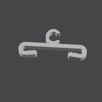 Clip cho ống dây có hỗ trợ cáp phẳng