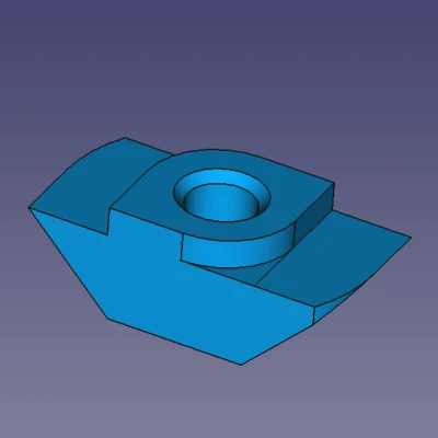 Đai ốc T cho thanh nhôm Prusa Mini (rãnh 8, loại B, ren M4)