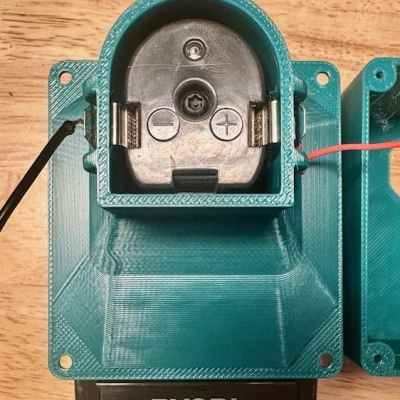 Đầu nối pin Ryobi 18V (in một mảnh, không cần đế)