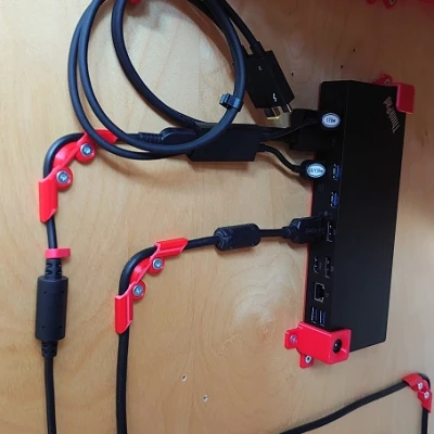 Đế Cắm Laptop Treo Dưới Bàn