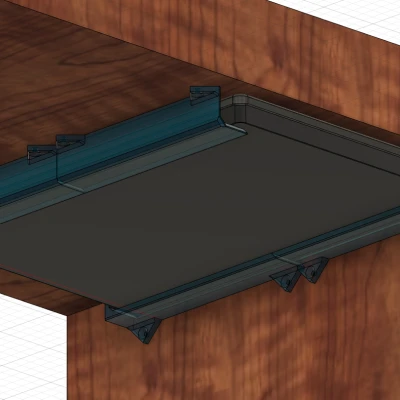 Đế Cắm Laptop Treo Dưới Bàn