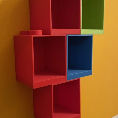 Giá đỡ gạch LEGO 4 tầng (kích thước gốc 5x)