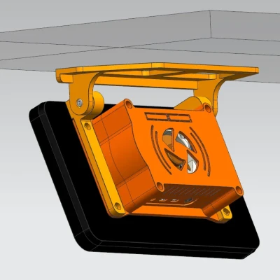 Giá đỡ gắn bảng cho vỏ màn hình cảm ứng 7" Raspberry Pi
