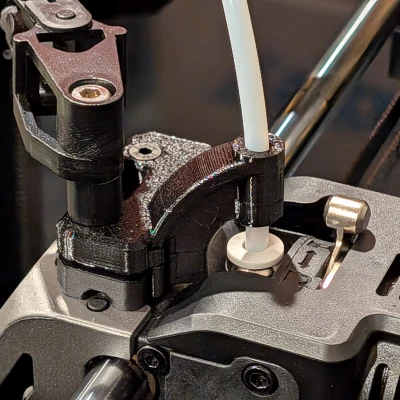 Giá đỡ xích 12mm và hướng dẫn ống PTFE cho máy in Creality K1/K1C