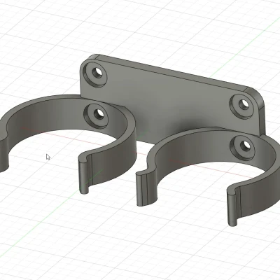 Giá treo ống nối và phụ kiện máy hút bụi 2.5"