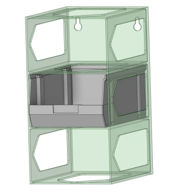 Giá Treo Tường Cho Hộp Đựng Đồ