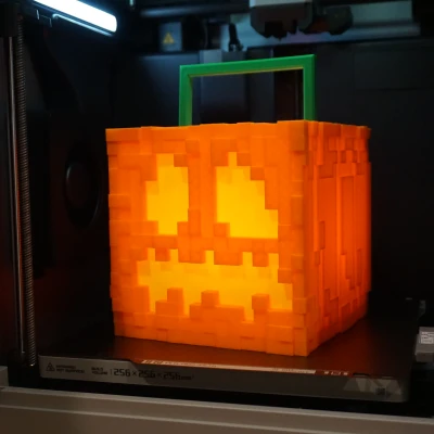 Giỏ kẹo / Đèn bí ngô Minecraft