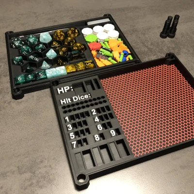 Hộp / Bàn tính xúc xắc DnD