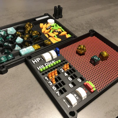 Hộp / Bàn tính xúc xắc DnD