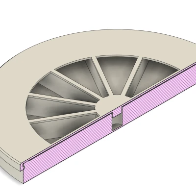 Hộp đựng đồ nhỏ hình tròn (kèm file Fusion360)