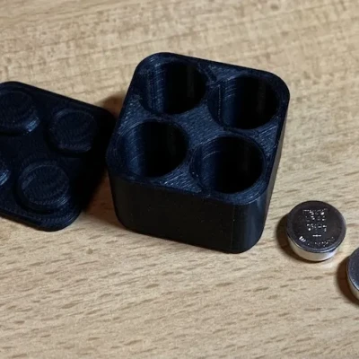 Hộp lưu trữ pin LR44 nhỏ gọn