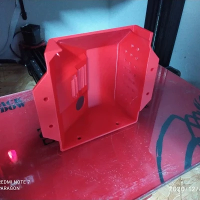 Hộp nguồn 24V Mean Well LRS-150-24 với công tắc và đồng hồ đo