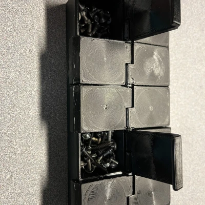 Hộp Tổ Chức - 160x75x25mm - 10 Ngăn Có Nắp Bấm