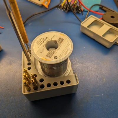 Kệ Solder Gridfinity, Mũi Hàn Hako 888 và Que Gắp