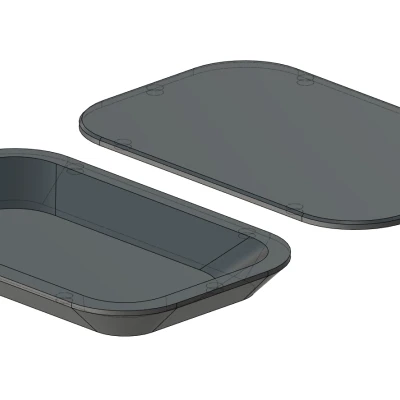 Khay cuốn/ Bát có nắp nam châm