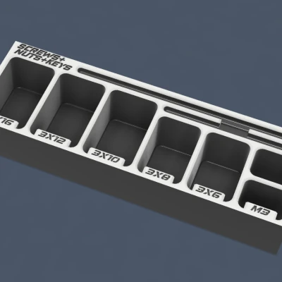 Khay đựng ốc, đai ốc, chìa khóa BaBo 6x2