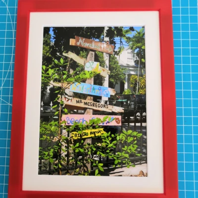 Khung Ảnh Có Viền Giấy, 17.8cm x 12.7cm