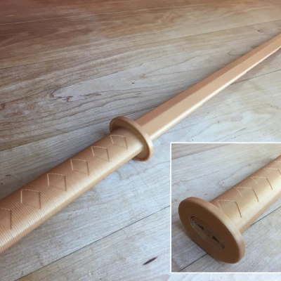 Kiếm Katana gập lại (In một phần)