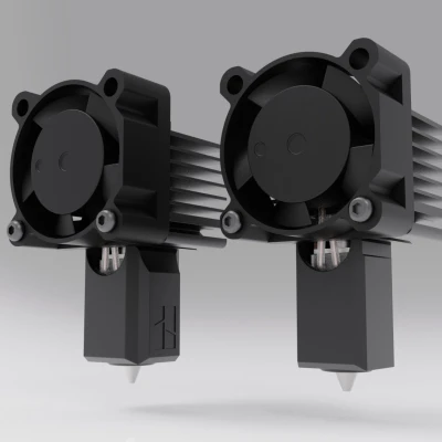 Lắp ráp Hotend hoàn chỉnh cho Bambu Lab X1C với vòi thép