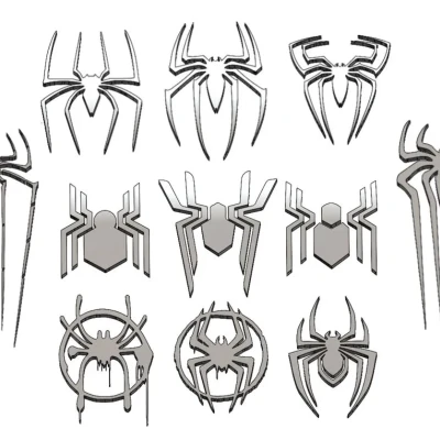 Lịch Sử Logo Spider-Man (+DXF)