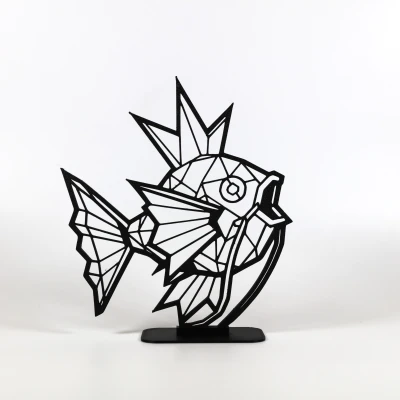 Magikarp Hình Học Low Poly