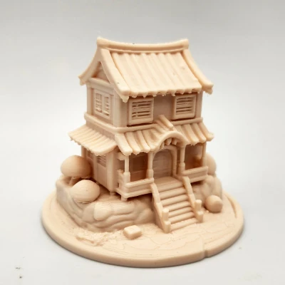 Mô hình nhà phong cách Nhật Bản thu nhỏ với chi tiết tinh xảo