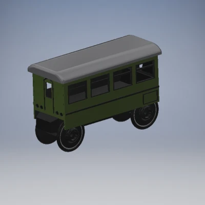 Mô hình Wagon Đường Ray Bằng Gỗ Cá Nhân