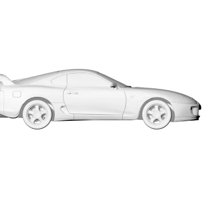 Mô Hình Xe Toyota Supra MK4 Tỉ Lệ 1:50