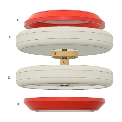 Mô hình yoyo Coca-Cola cổ điển thập niên 90 hoàn chỉnh