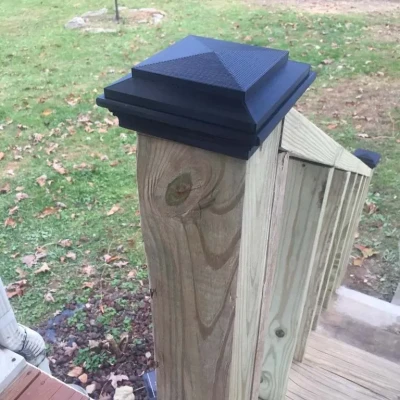 Nắp cột 4x4 cho hiên nhà thêm tay vịn