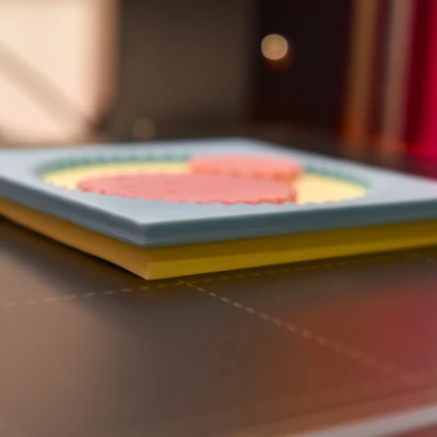 Nghệ thuật xoắn ốc Spirograph cho giấy ghi chú Post-It hình vuông