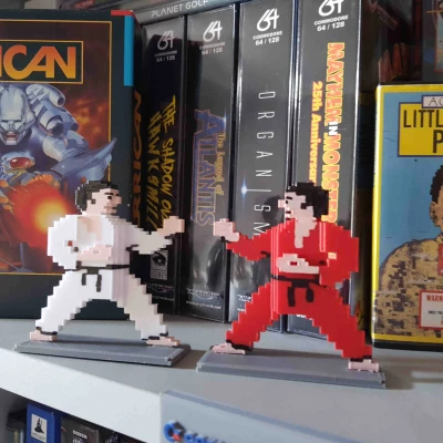 Nhân Vật International Karate ( C64 / 8-bit )