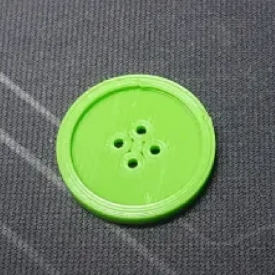 Nút bấm 3D đơn giản với bốn lỗ trung tâm