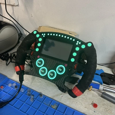 Nút Bấm Cao Hơn 12mm Cho Vô Lăng Sim Racing