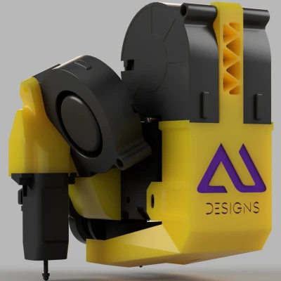 Ống dẫn khí làm mát AU cho Creality Sprite Extruder, 3 quạt 5015, Ender 3 S1/S1 Pro