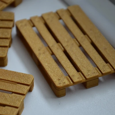 Palet Euro tỉ lệ 1/10 in liền khối dễ dàng